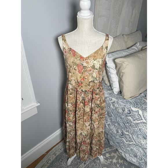 Peruvian Connection Dresses & Skirts - Peruvian Connection Orchard Sundress 10 MIDI Floral $179